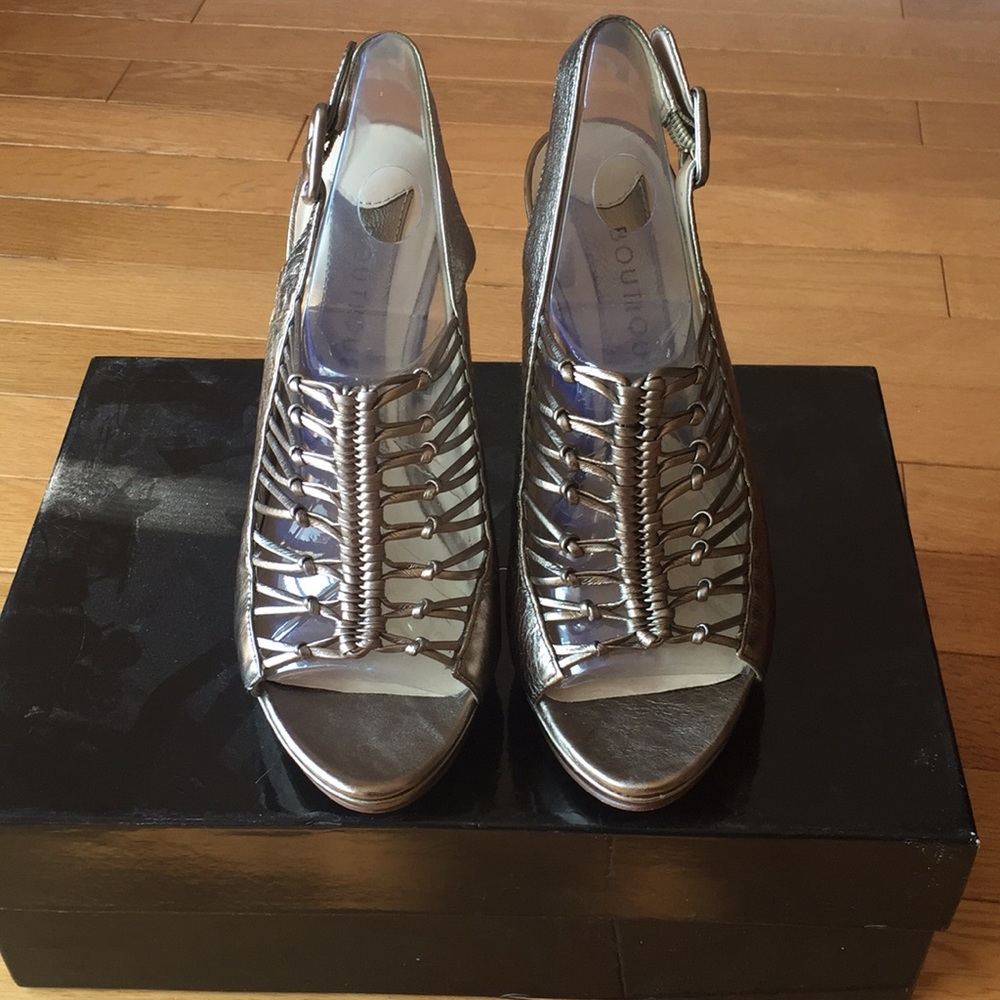Boutique 9 light gold sandals